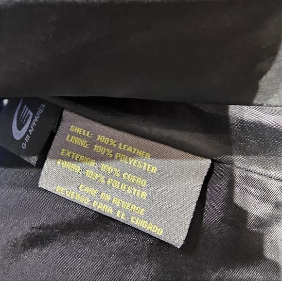 KENNETH COLE Beau manteau en cuir véritable (kid) entièrement doublé - Picture 7 of 11